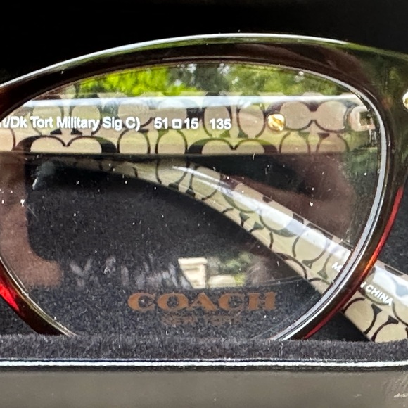 Coach eyeglass frames NEW - Picture 8 of 8